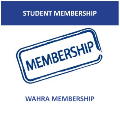 WAHRA - NEW MEMBERSHIP - STUDENT