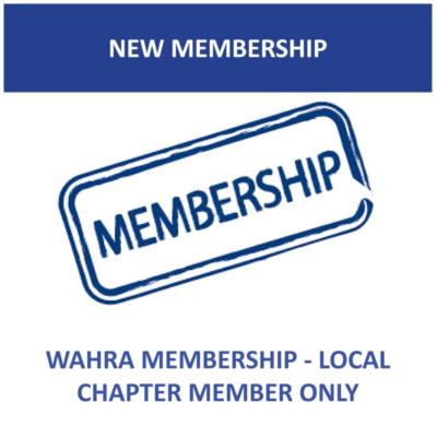 WAHRA -NEW MEMBERSHIP (local member only & no shrm)