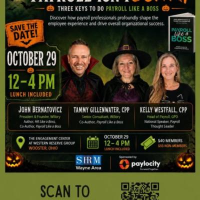 October 29 2026 | PAYROLL LIKE A BOSS