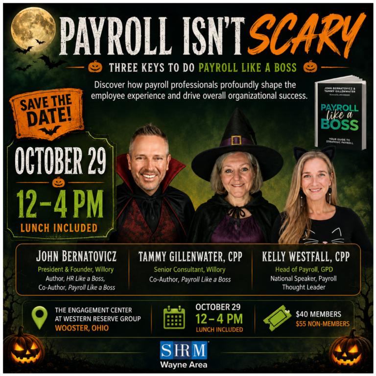 October 29 2026 | PAYROLL LIKE A BOSS